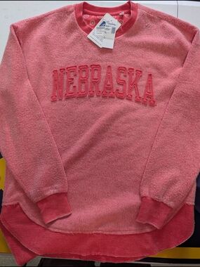 Pressbox Nebraska Cornhuskers Crew Pullover